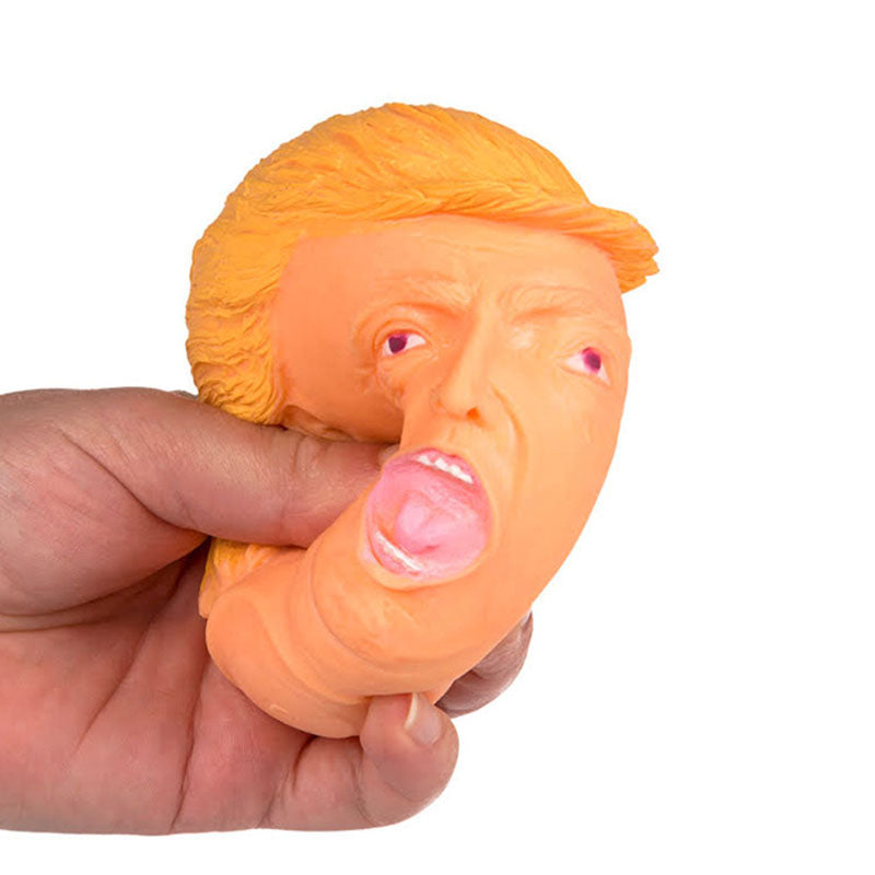 כדור מעיכה בצורת הראש של דונלד טראמפ