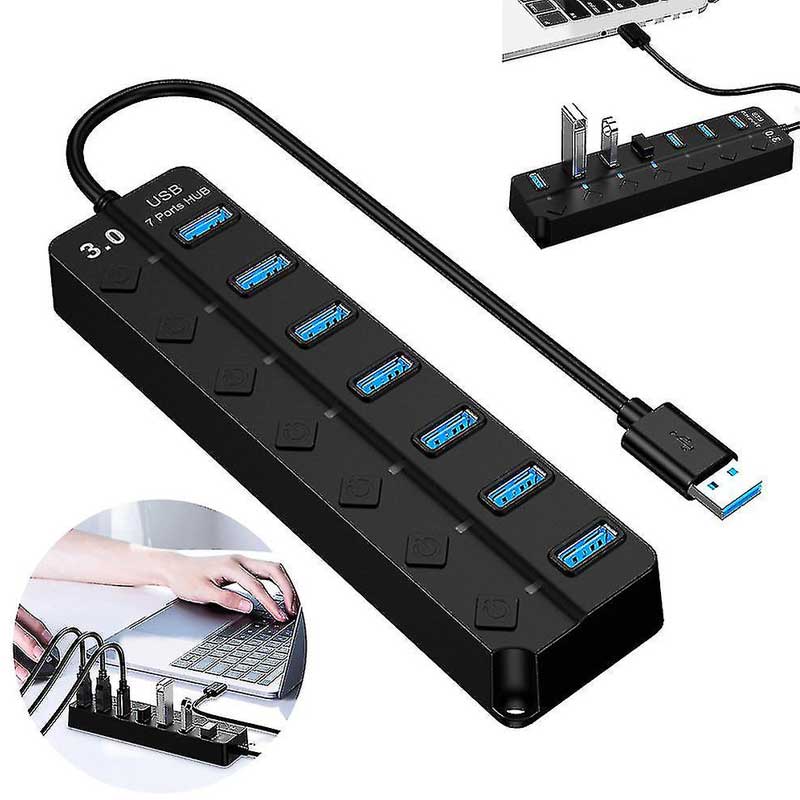 מפצל USB 7 כניסות