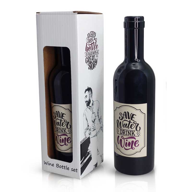 סט 3 אביזרי יין בתוך בקבוק