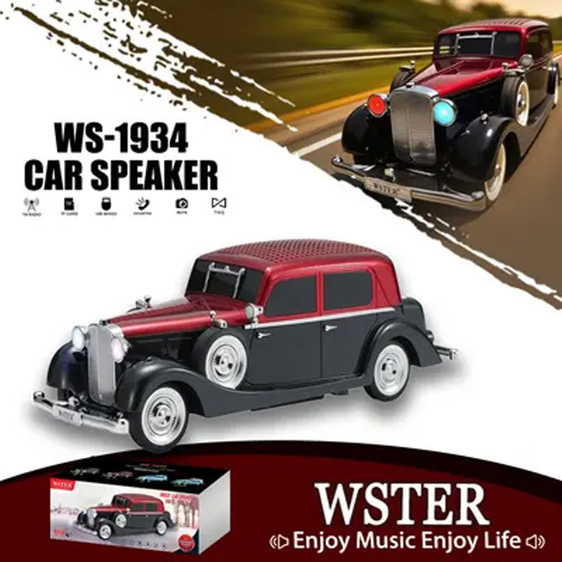 רמקול בלוטוס בעיצוב מכונית רטרו WS-1934