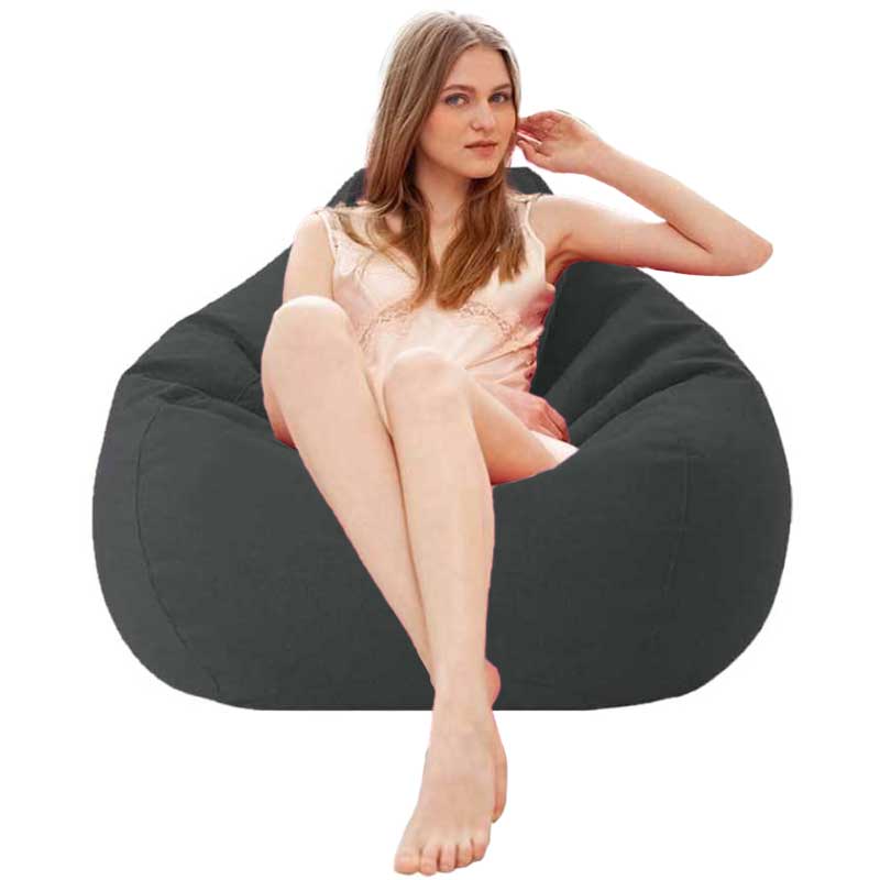 פוף אגס גדול - אפור כהה