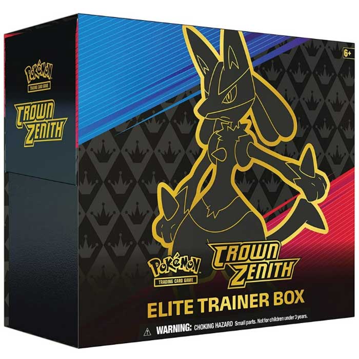 מארז קלפים לאספנים Crown Zenith: Elite Trainer Box