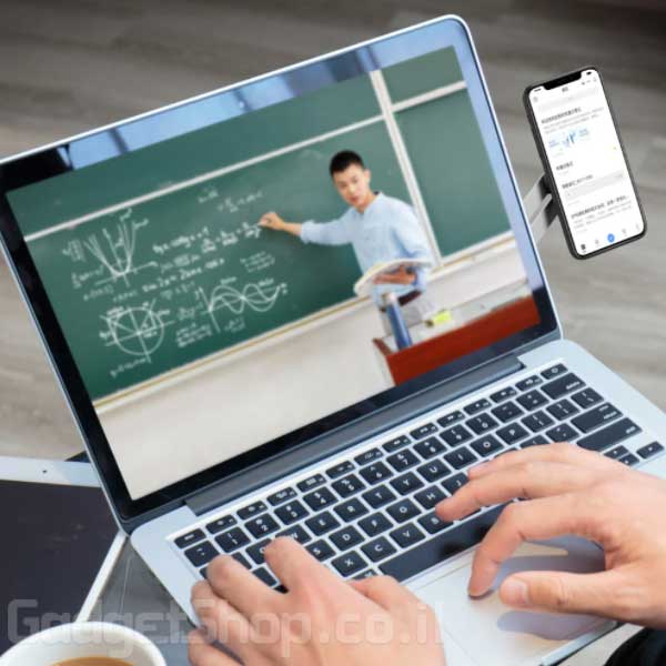 מעמד מגנטי לסמארטפון לחיבור למסך מחשב