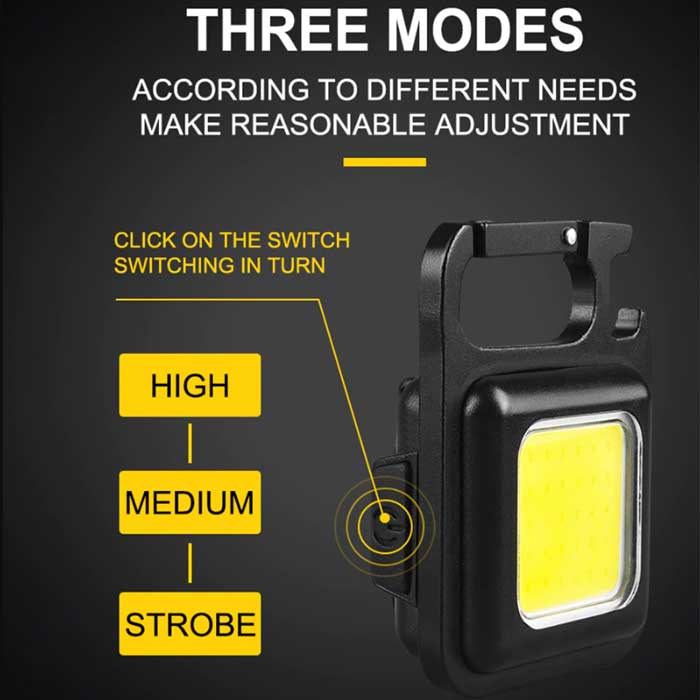 פנס עם 3 מצבי תאורה