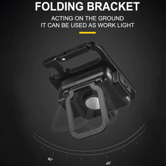 פנס עם רגלית מתכווננת