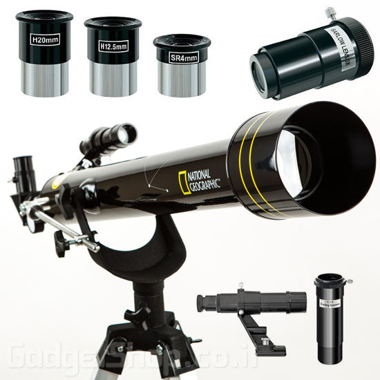 טלסקופ נשיונל גאוגרפיק למתחילים וחובבים AZ 60/700