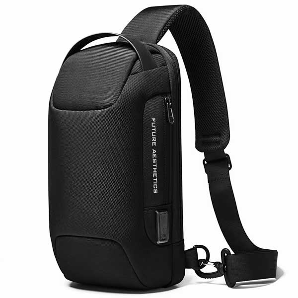 תיק צד נגד גניבות BANGE - שחור