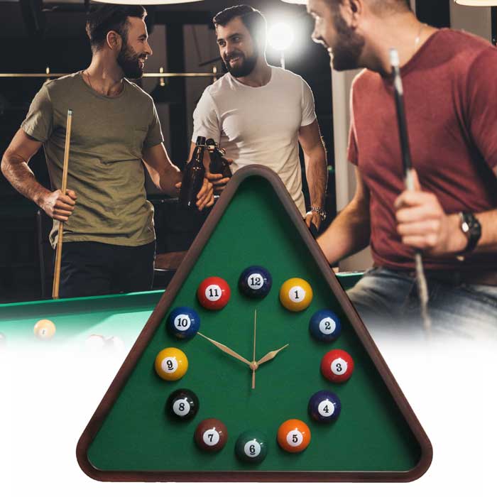 שעון קיר ביליארד