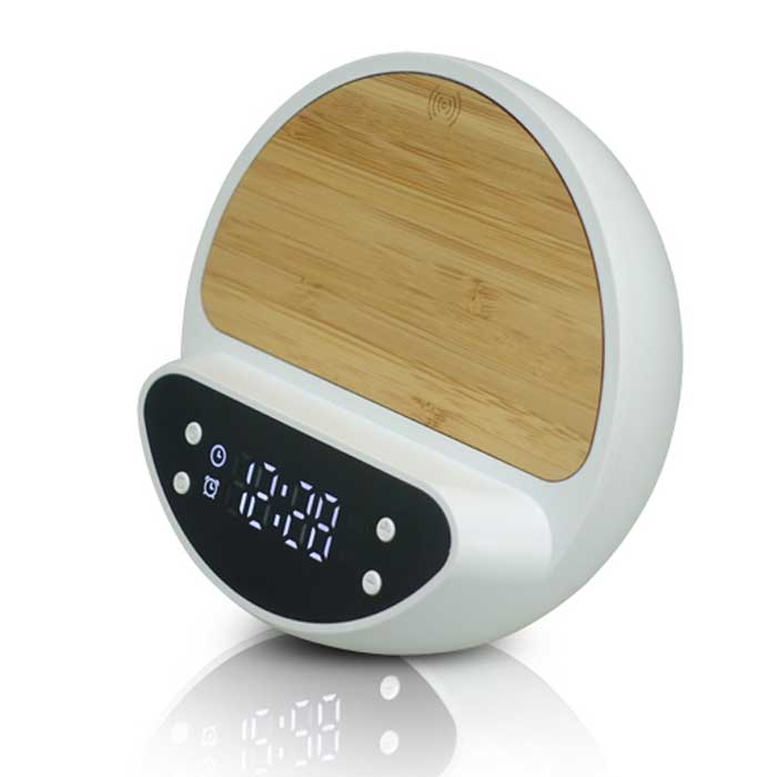 שעון משולב עם מטען אלחוטי QI