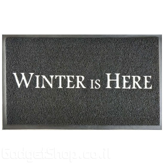 שטיח WINTER IS HERE - שחור