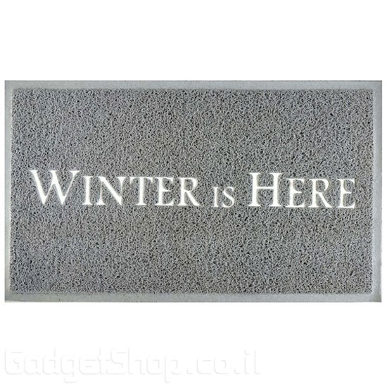 שטיח WINTER IS HERE - אפור