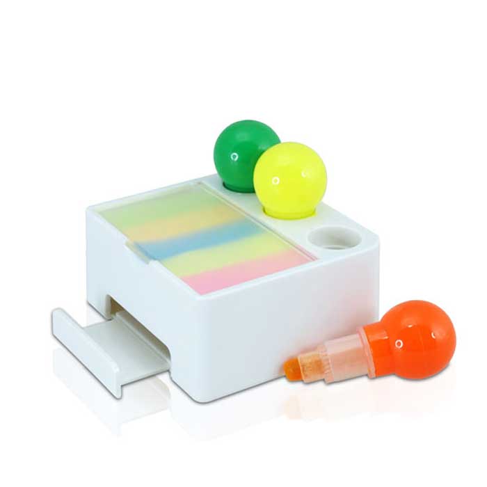 מעמד שולחני לסמארטפון עם מרקרים ודגלוני סימון