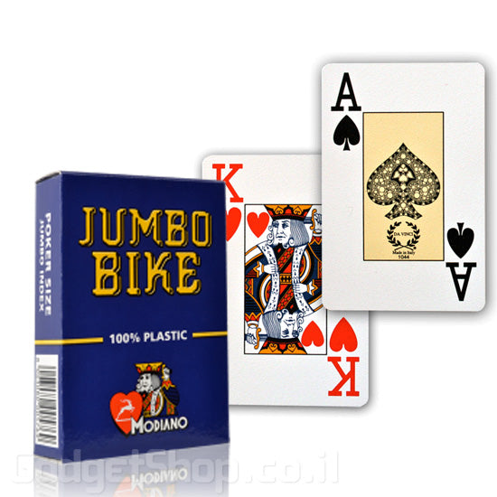 חפיסת קלפים איכותית 100% פלסטיק