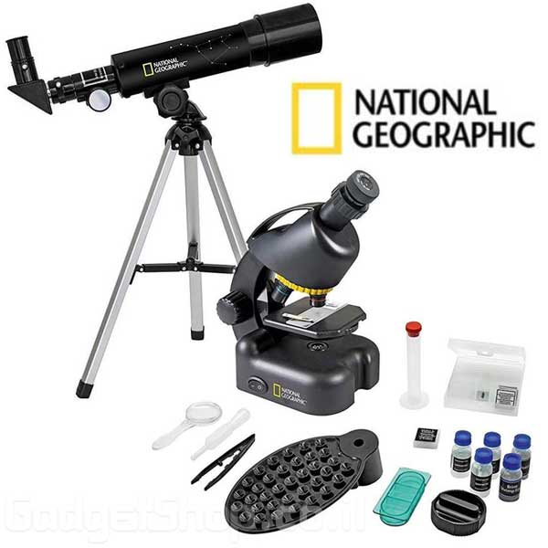 סט טלסקופ ומיקרוסקופ