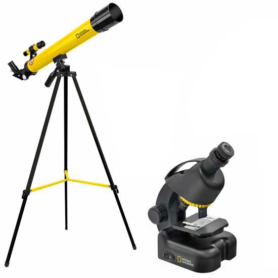 טלסקופ אסטרונומי ומיקרוסקופ מקצועי בסט זוגי