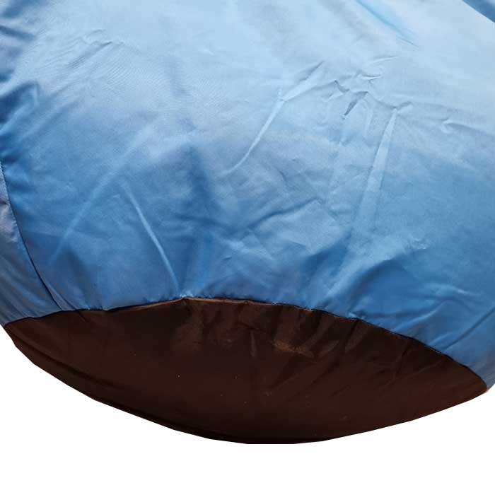 פוף כחול מבד רחיץ