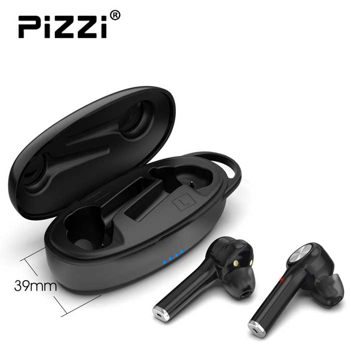 זוג אוזניות Pizzi עם בית טעינה