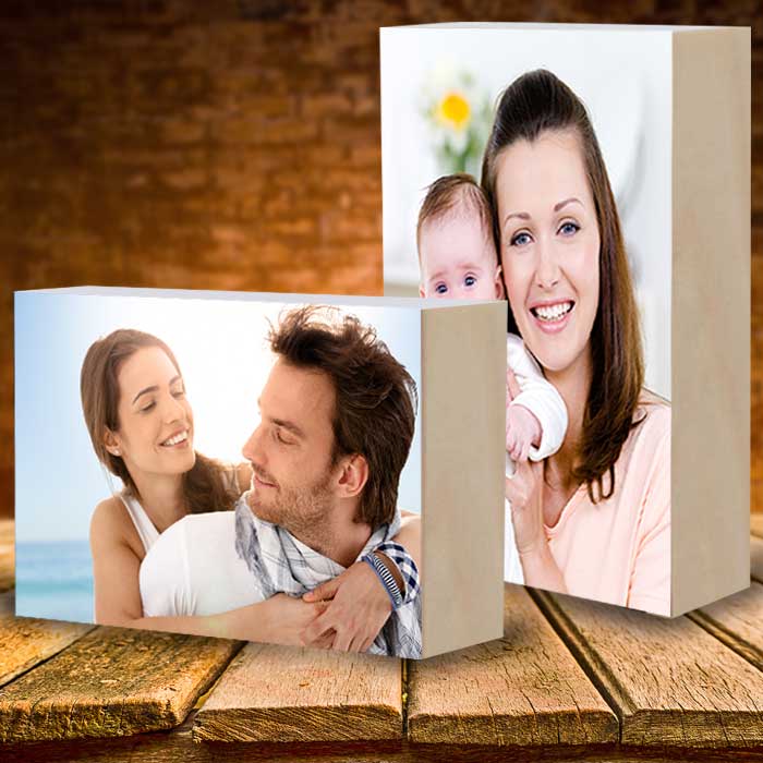 פוטובלוק תמונה על בלוק עץ 15X20