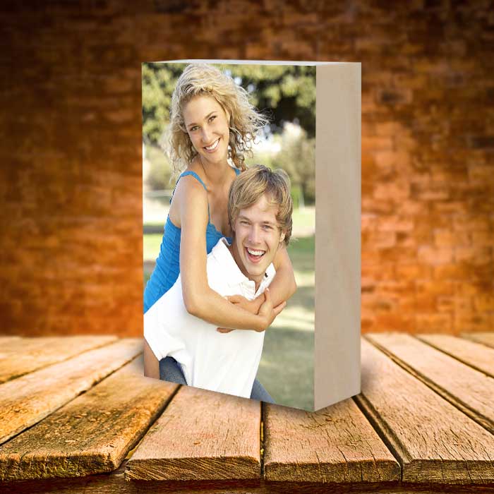 פוטובלוק תמונה על בלוק עץ 15X20