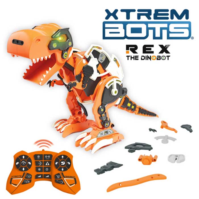 רובוט דינוזאור להרכבה ותכנות רקס הדינובוט | REX the DinoBot