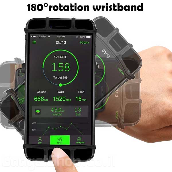 רצועת ספורט אוניברסלית מסתובבת 180 מעלות