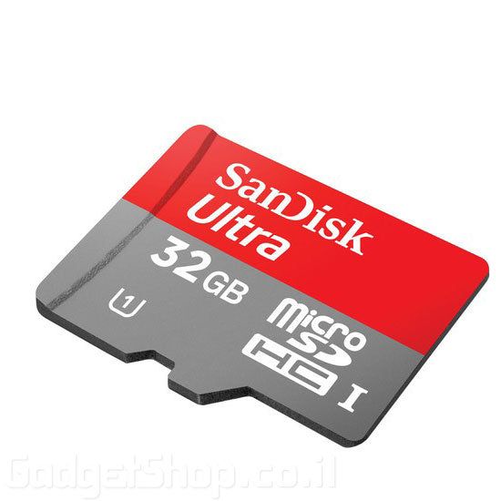 כרטיס זיכרון SanDisk סנדיסק 32GB