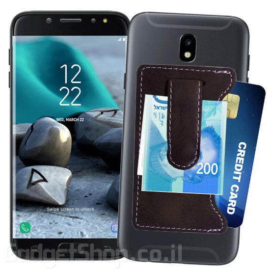 ארנק אחורי לסמארטפון עם תופסן שטרות