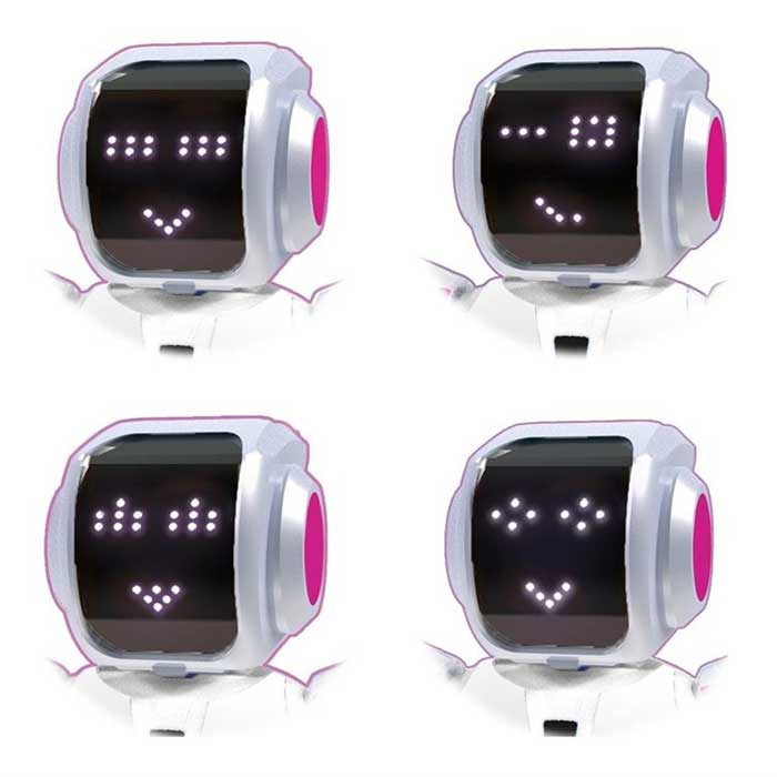 רובוטית עם מחוות פנים