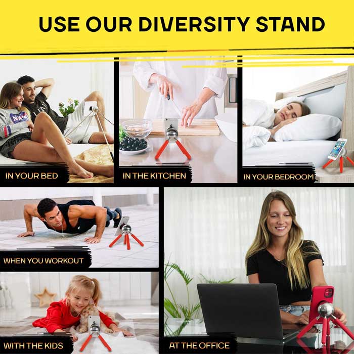 טיפטנט - חצובה מגנטית לסמארטפון ולטאבלט