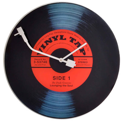 שעון קיר NeXtime תקליט מחט