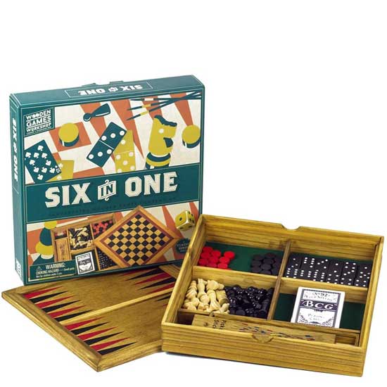 ערכת 6 משחקים ב-1