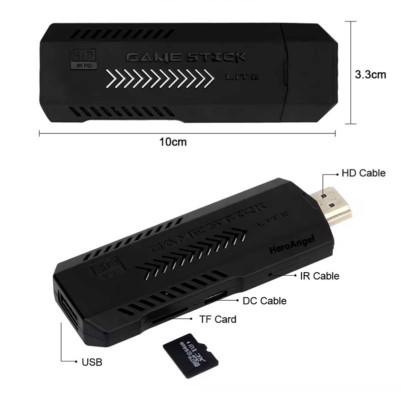 קונסולת משחקי מחשב עם זוג שלטים אלחוטיים X2