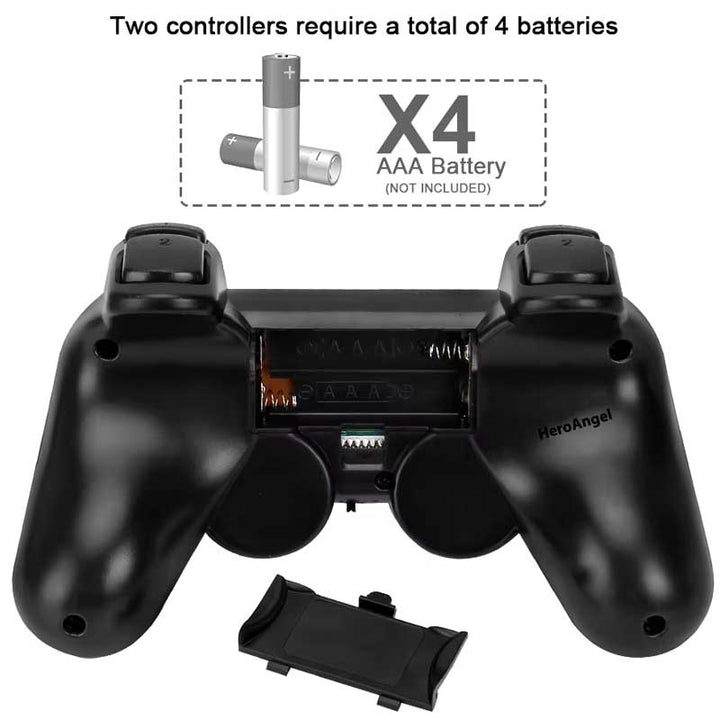 קונסולת משחקי מחשב עם זוג שלטים אלחוטיים X2