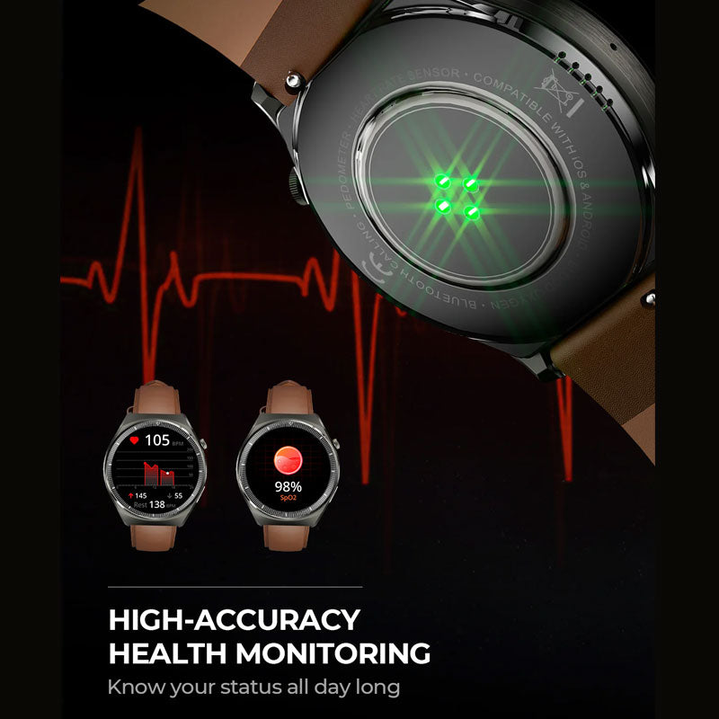 שעון חכם יוקרתי AUKEY SmartWatch 2 Ultra עם מסך AMOLED