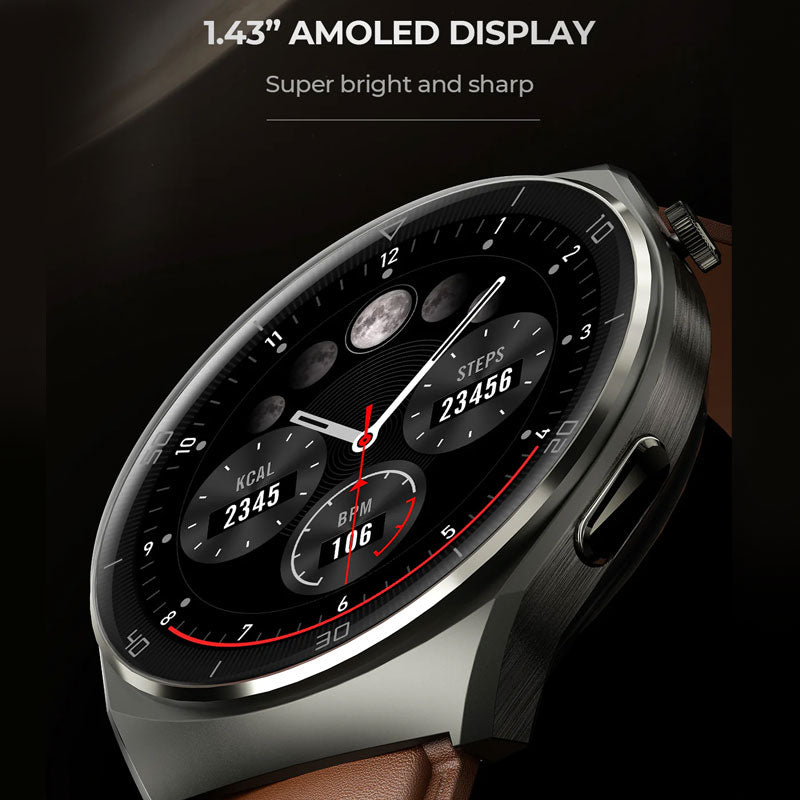 שעון חכם יוקרתי AUKEY SmartWatch 2 Ultra עם מסך AMOLED