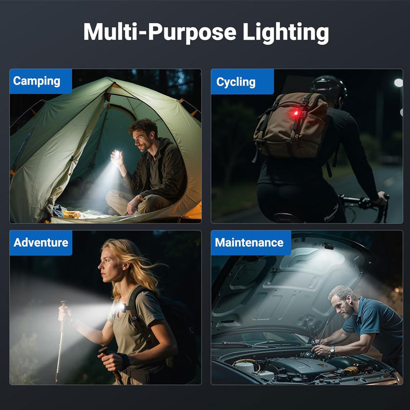 מיני פנס EDC נטען למחזיק מפתחות – 1000 לומנס עם תאורת UV