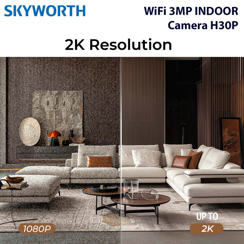 מצלמת אבטחה H30P מבית SKYWORTH