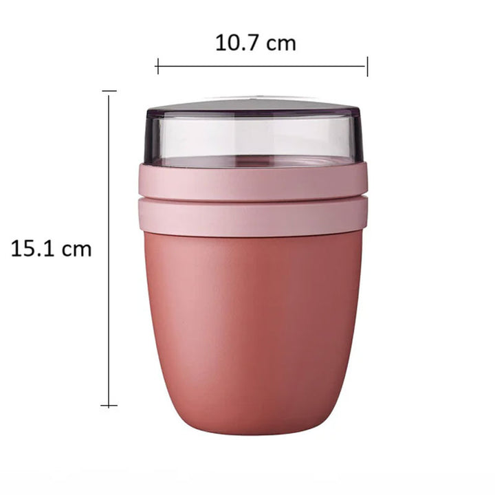 קופסת אוכל 2 חלקים MEPAL