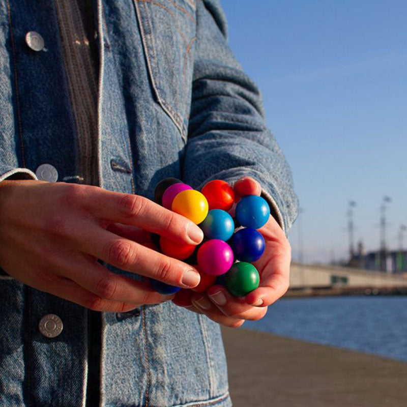 Molecube קוביית פאזל כדורים צבעונית