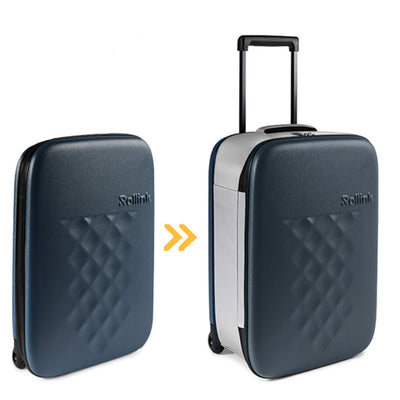 מזוודת עלייה למטוס Rollink Flex Vega 21 אינץ בצבע כחול כהה