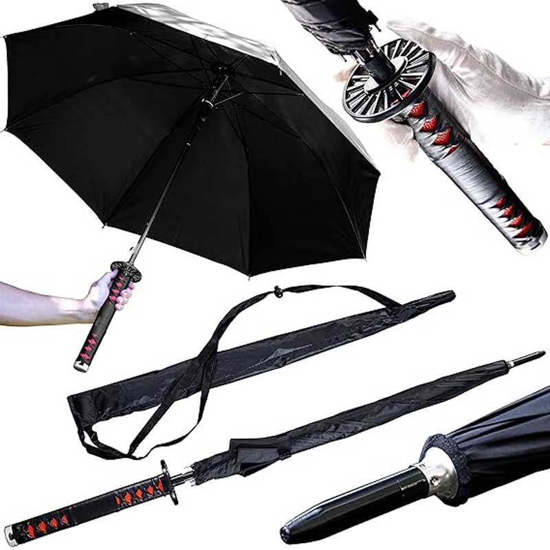 מטריה בעיצוב חרב סמוראי