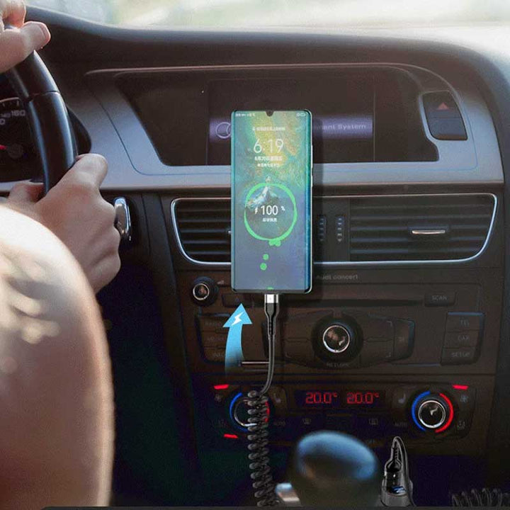 כבל טעינה טייפ סי לרכב