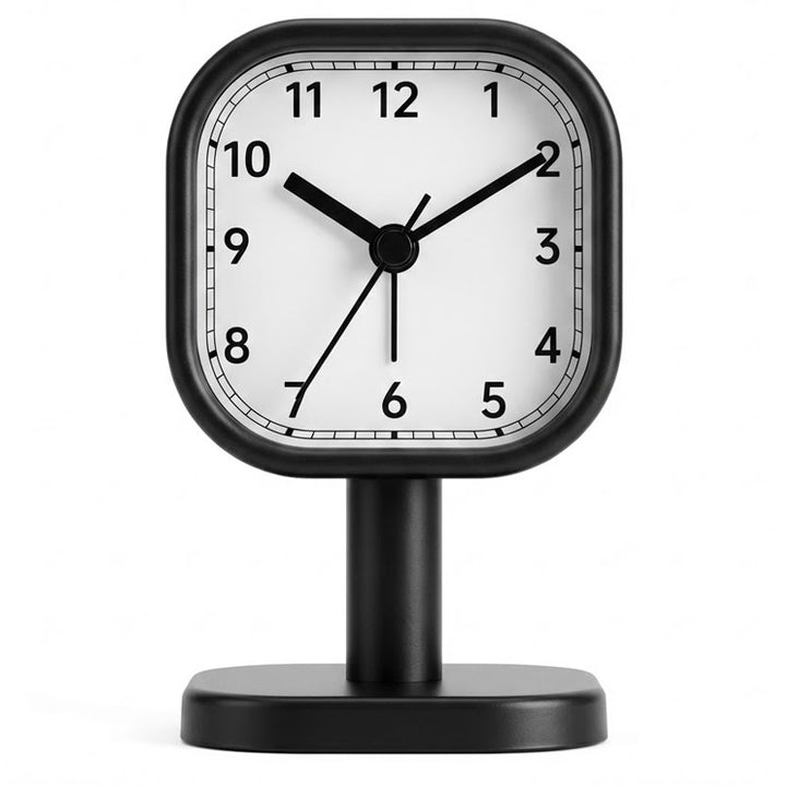 שעון מעורר שולחני מעוצב על רגל בסגנון רטרו