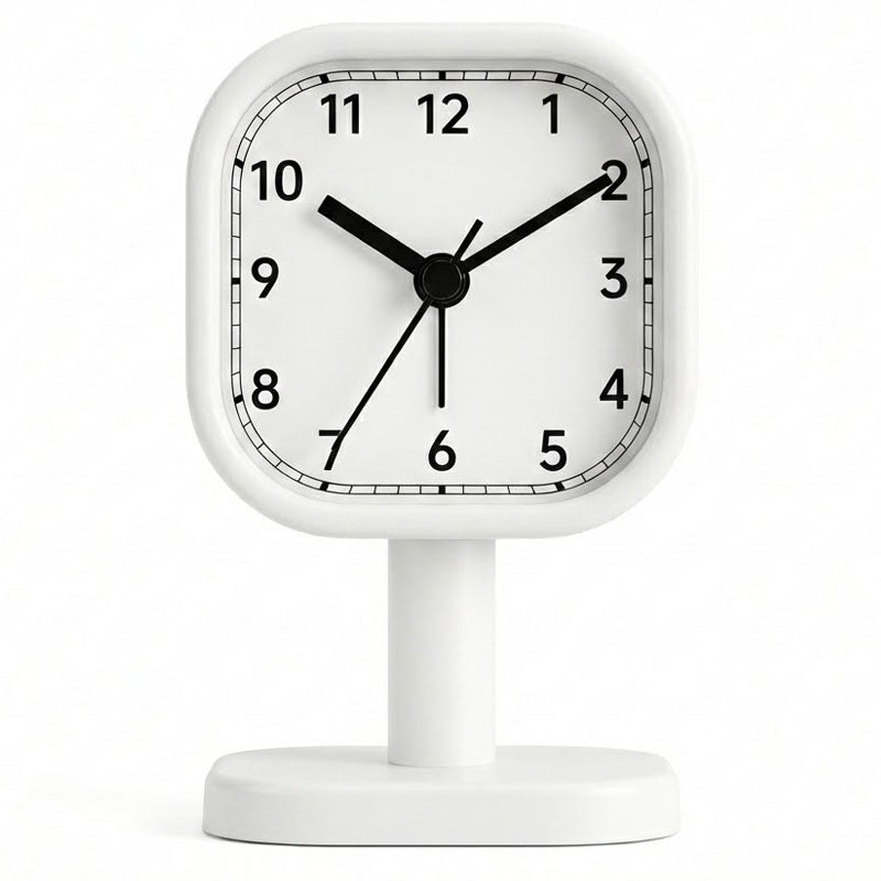 שעון מעורר שולחני מעוצב על רגל בסגנון רטרו