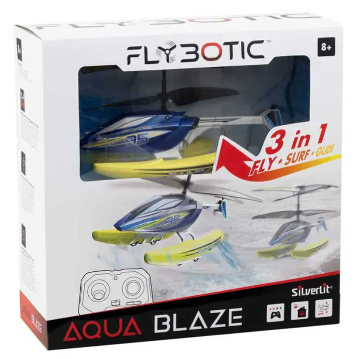 מסוק על שלט נוחת על מים Aqua Blaze