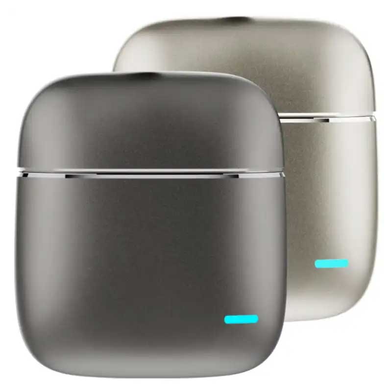 אוזניות אלחוטיות TWS מקצועיות במארז מתכת יוקרתי