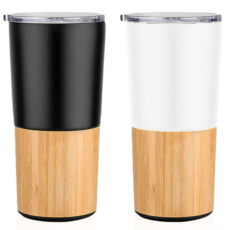 כוס תרמית מעוצבת נירוסטה ובמבוק 600 מ"ל - MIINUS Aristo