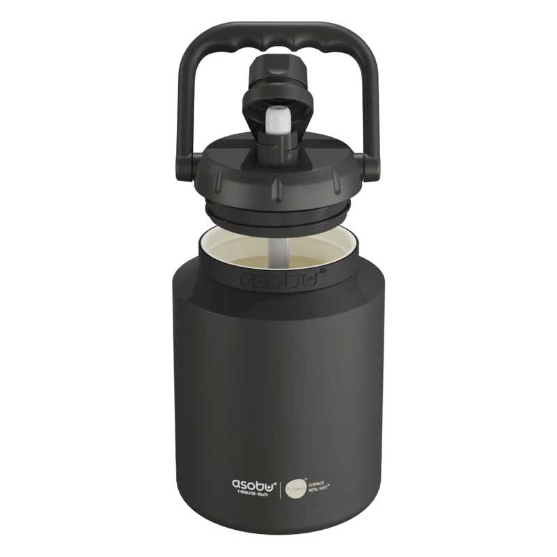 Mighty Jug בקבוק תרמי 1 ליטר עם ציפוי קרמי פנימי  עם ידית אחיזה מבית ASOBU