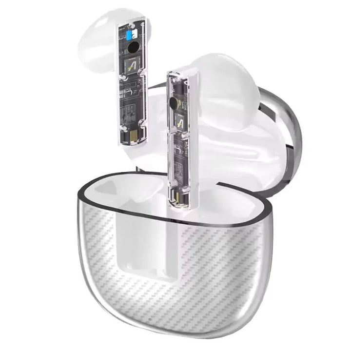 אוזניות TWS ASPOR A603 בעיצוב שקוף וחדשני