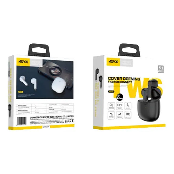 אוזניות TWS סטריאו ASPOR A608